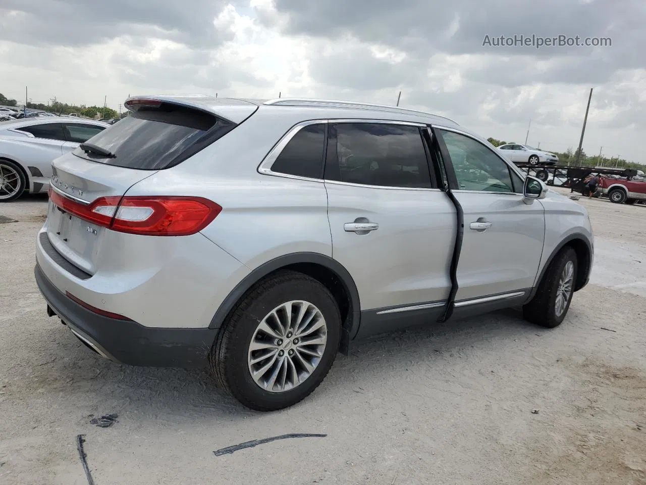 2016 Lincoln Mkx Select Silver vin: 2LMPJ8KR0GBL51263