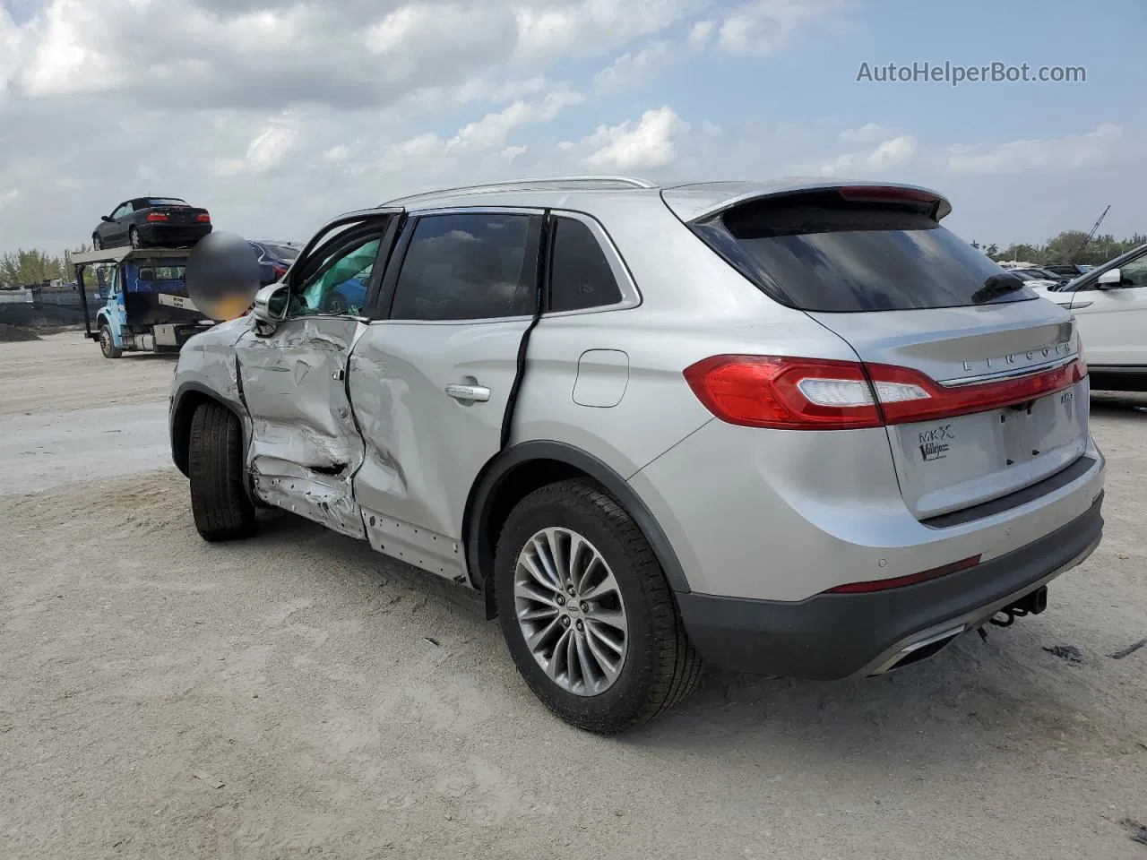 2016 Lincoln Mkx Select Серебряный vin: 2LMPJ8KR0GBL51263