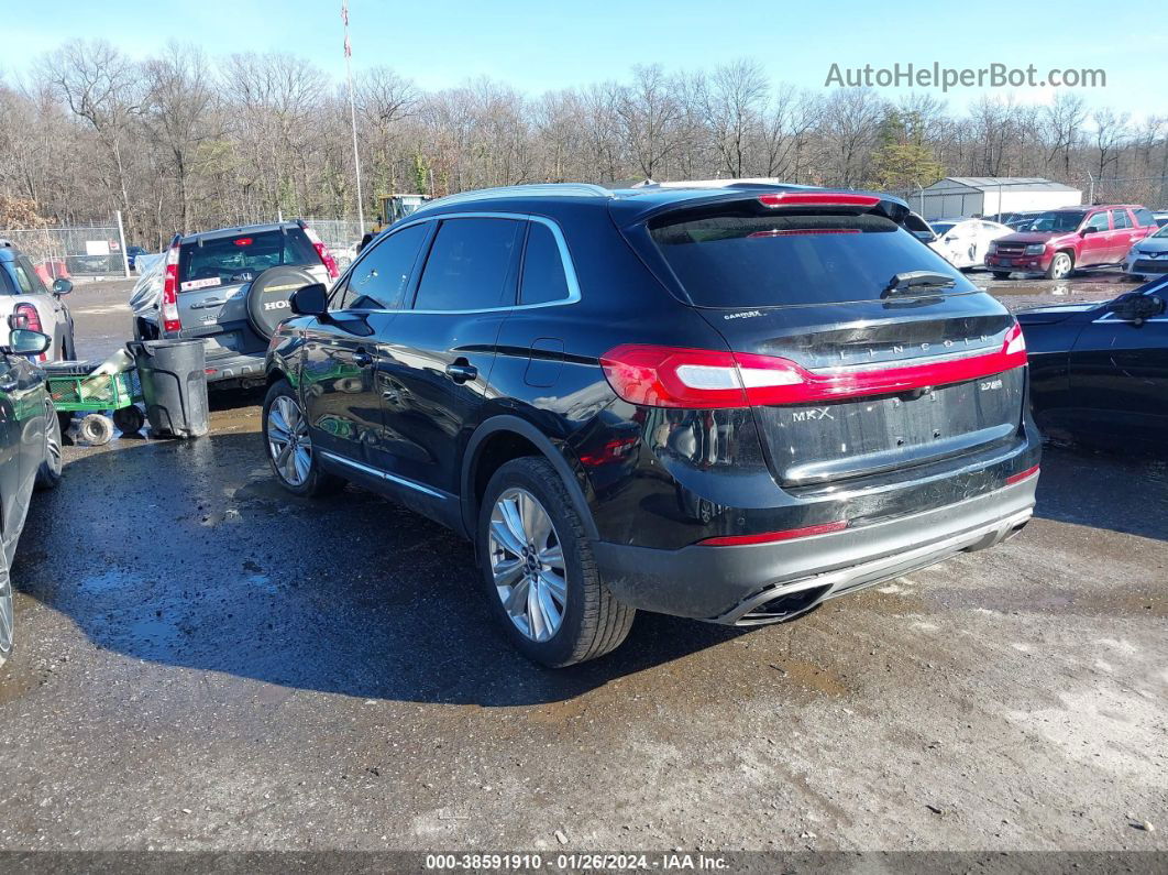 2016 Lincoln Mkx Reserve Black vin: 2LMPJ8LP0GBL53236