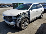 2016 Lincoln Mkx Reserve White vin: 2LMPJ8LP1GBL53911