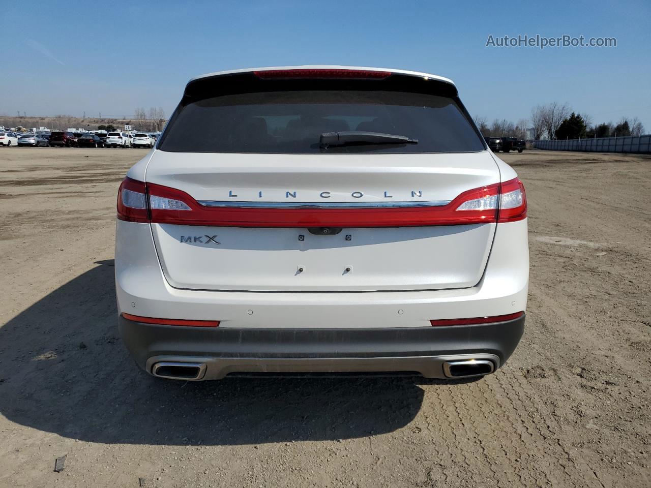 2016 Lincoln Mkx Reserve Белый vin: 2LMPJ8LP7GBL25773