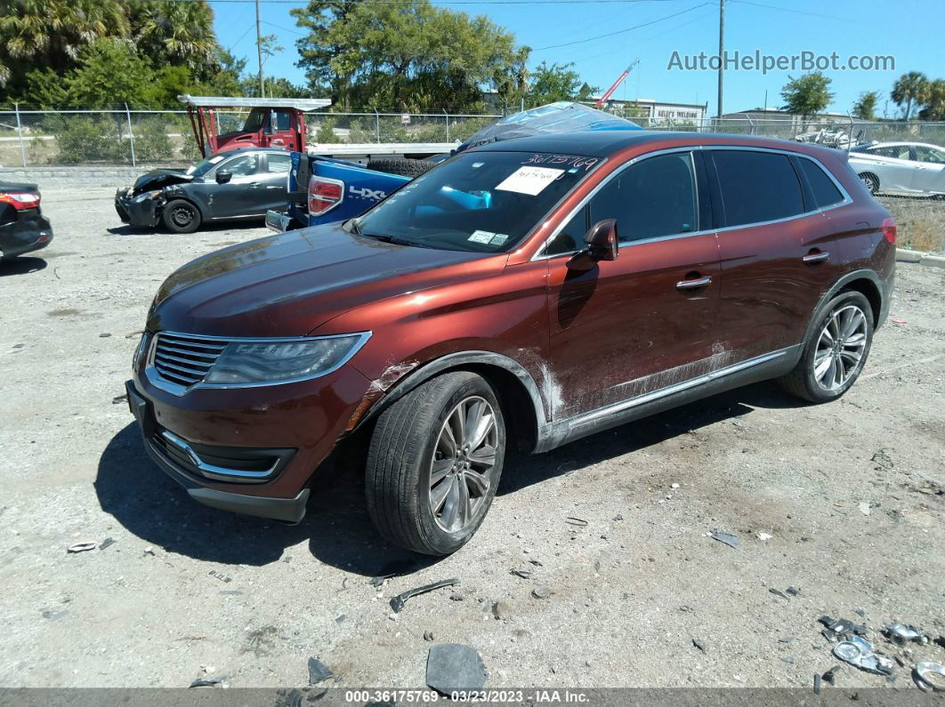 2016 Lincoln Mkx Reserve Красный vin: 2LMPJ8LPXGBL27257