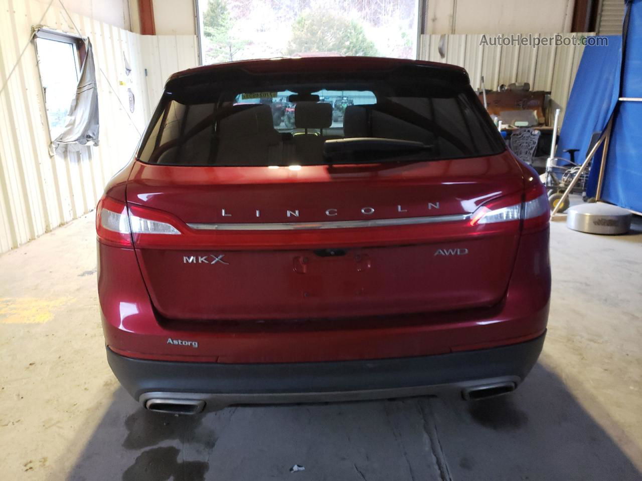 2016 Lincoln Mkx Reserve Red vin: 2LMPJ8LR6GBL35714