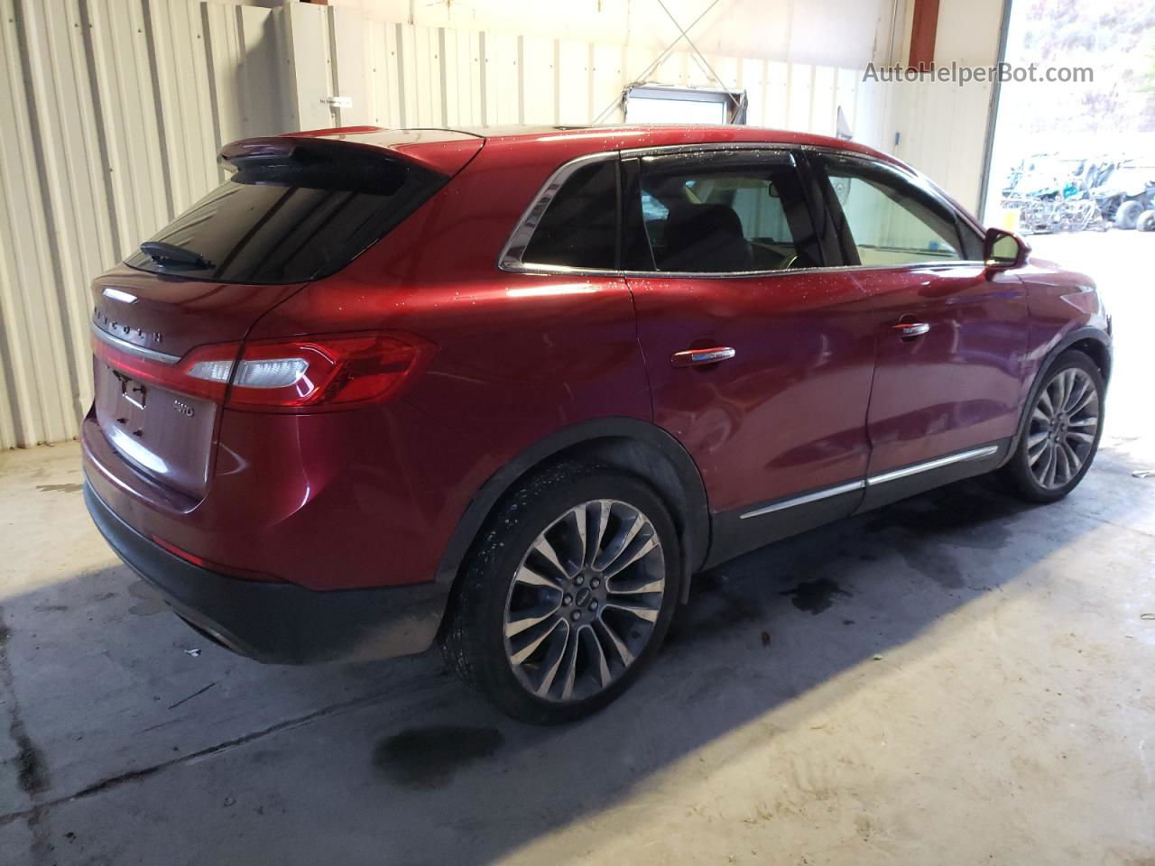 2016 Lincoln Mkx Reserve Красный vin: 2LMPJ8LR6GBL35714