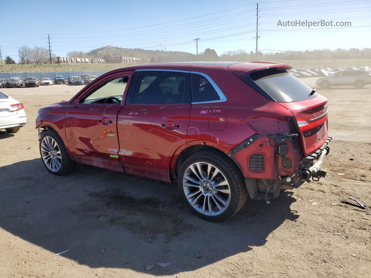 2016 Lincoln Mkx Reserve Красный vin: 2LMPJ8LRXGBL50250