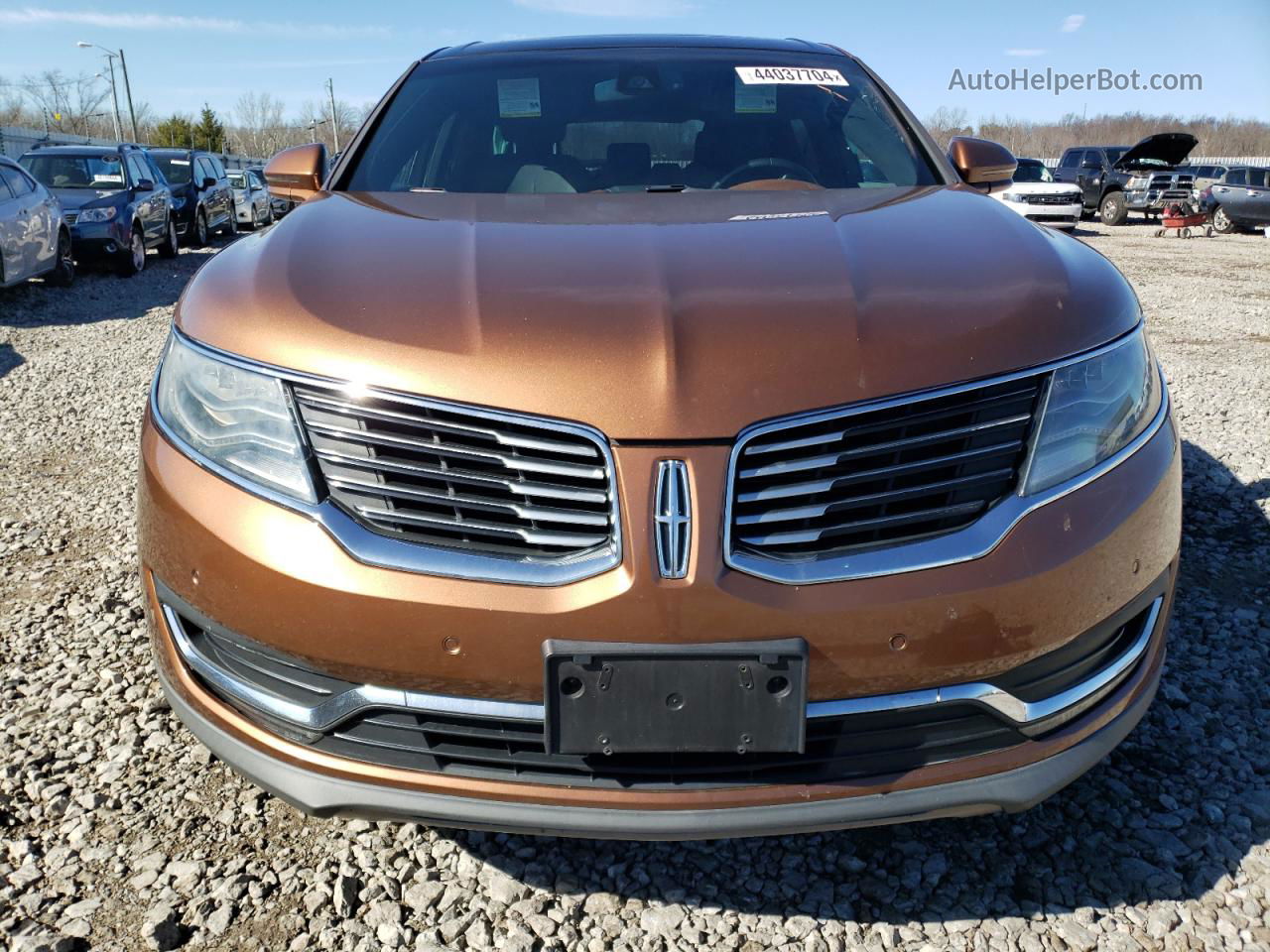 2016 Lincoln Mkx Black Label Orange vin: 2LMPJ9JR2GBL53135