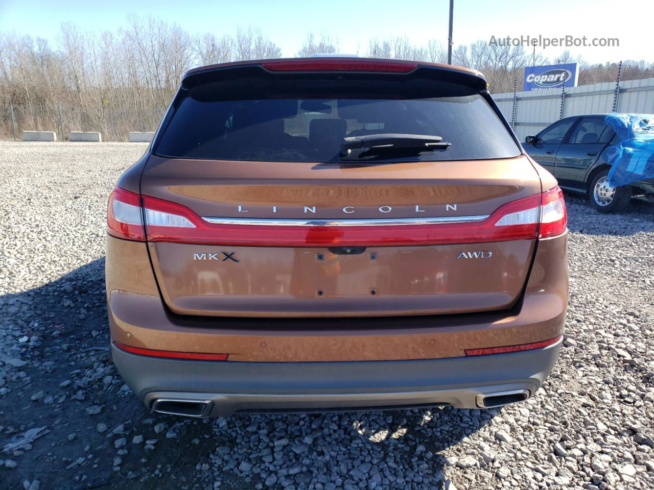 2016 Lincoln Mkx Black Label Orange vin: 2LMPJ9JR2GBL53135