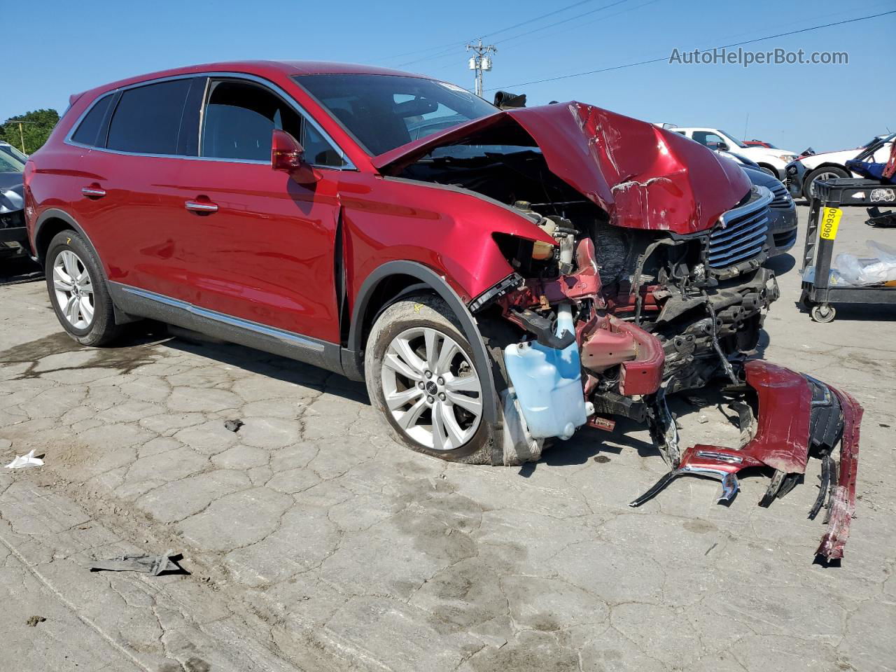 2016 Lincoln Mkx Premiere Red vin: 2LMTJ6JP2GBL60596