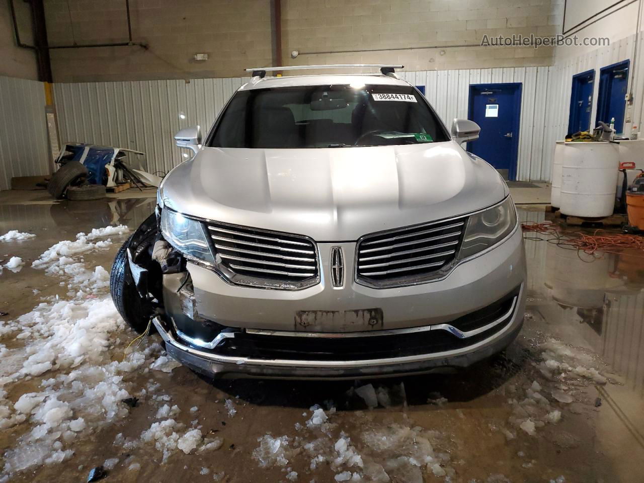 2016 Lincoln Mkx Premiere Серебряный vin: 2LMTJ6JR0GBL55124