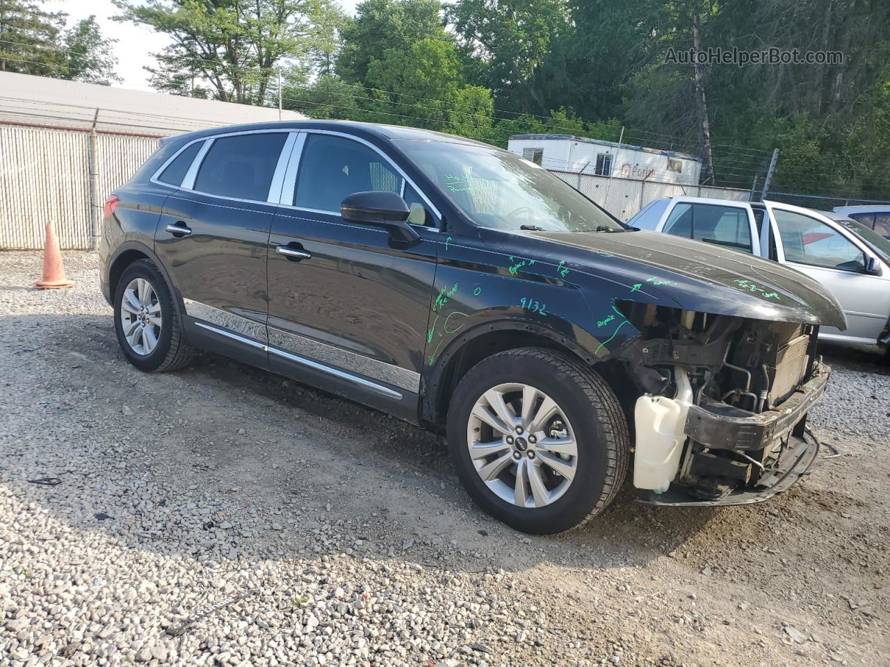 2016 Lincoln Mkx Premiere Черный vin: 2LMTJ6JR0GBL78791