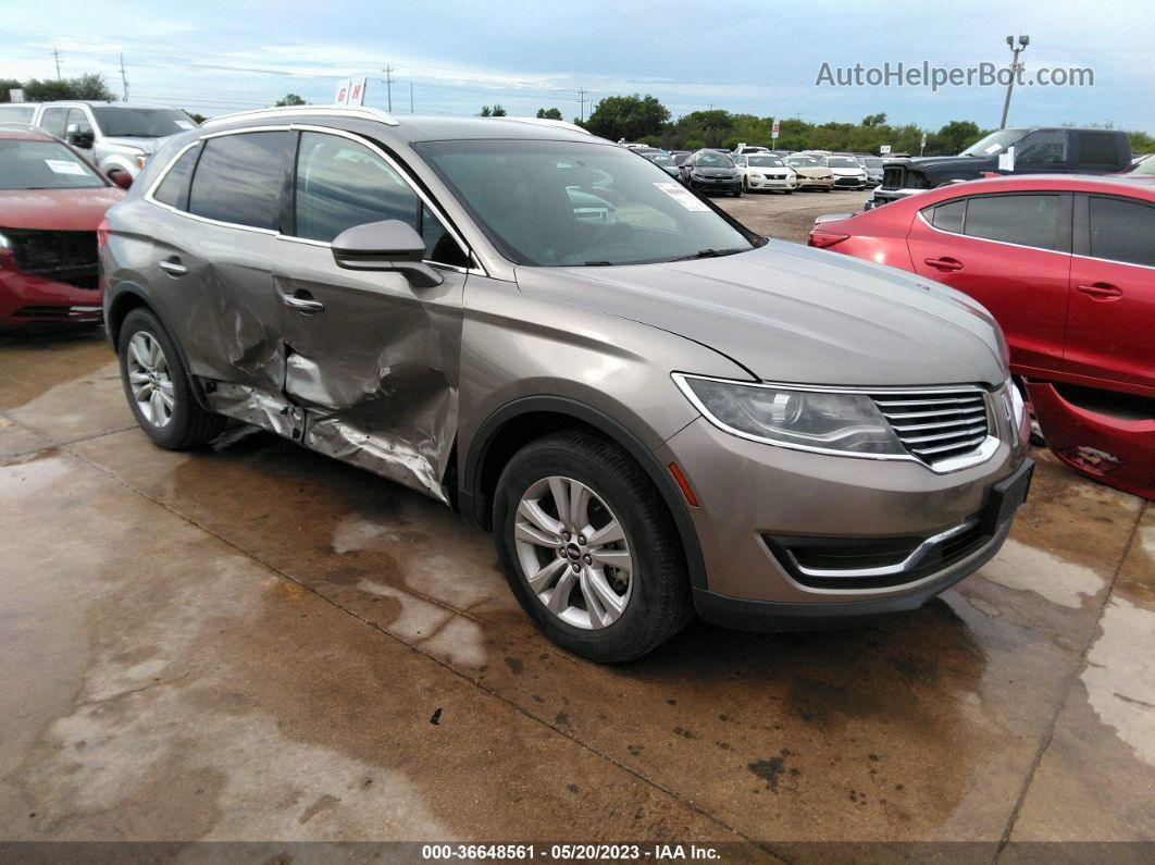 2016 Lincoln Mkx Premiere Brown vin: 2LMTJ6JR1GBL48764