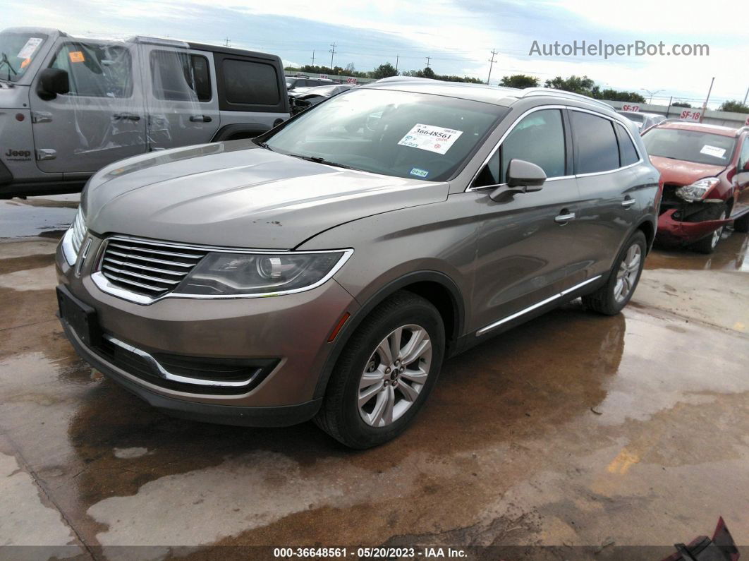 2016 Lincoln Mkx Premiere Brown vin: 2LMTJ6JR1GBL48764