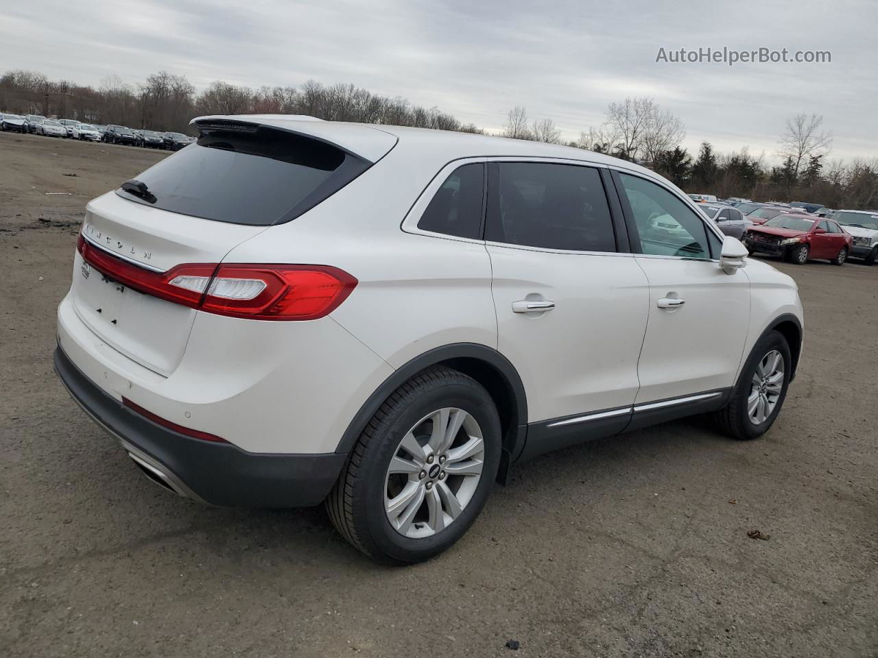 2016 Lincoln Mkx Premiere White vin: 2LMTJ6JR4GBL59015