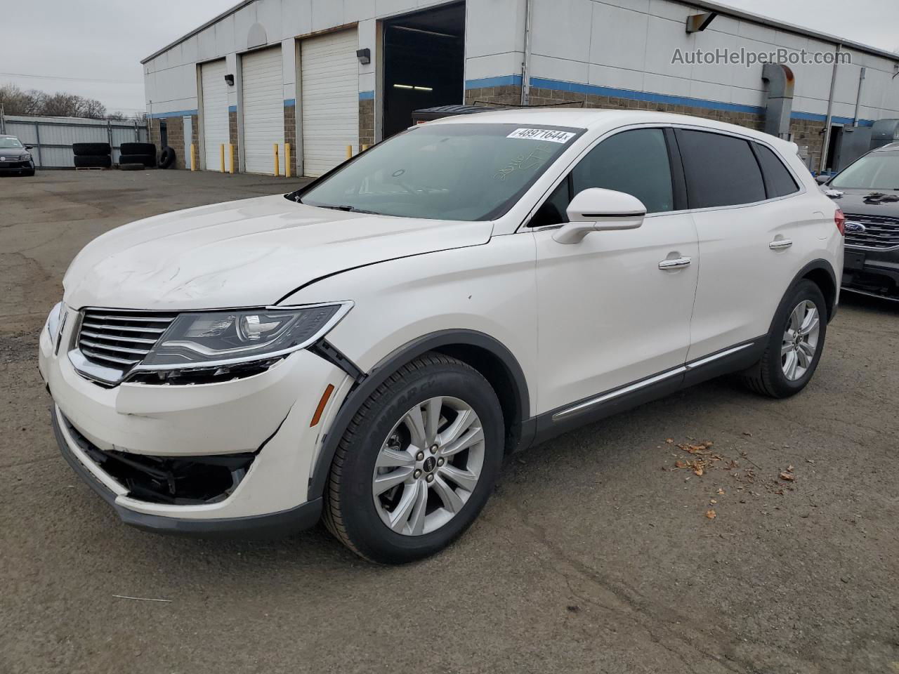 2016 Lincoln Mkx Premiere White vin: 2LMTJ6JR4GBL59015