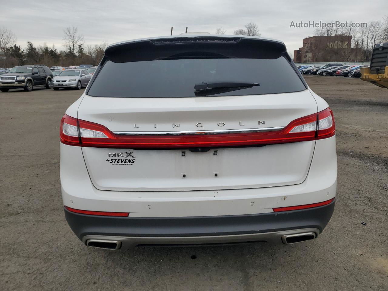 2016 Lincoln Mkx Premiere White vin: 2LMTJ6JR4GBL59015