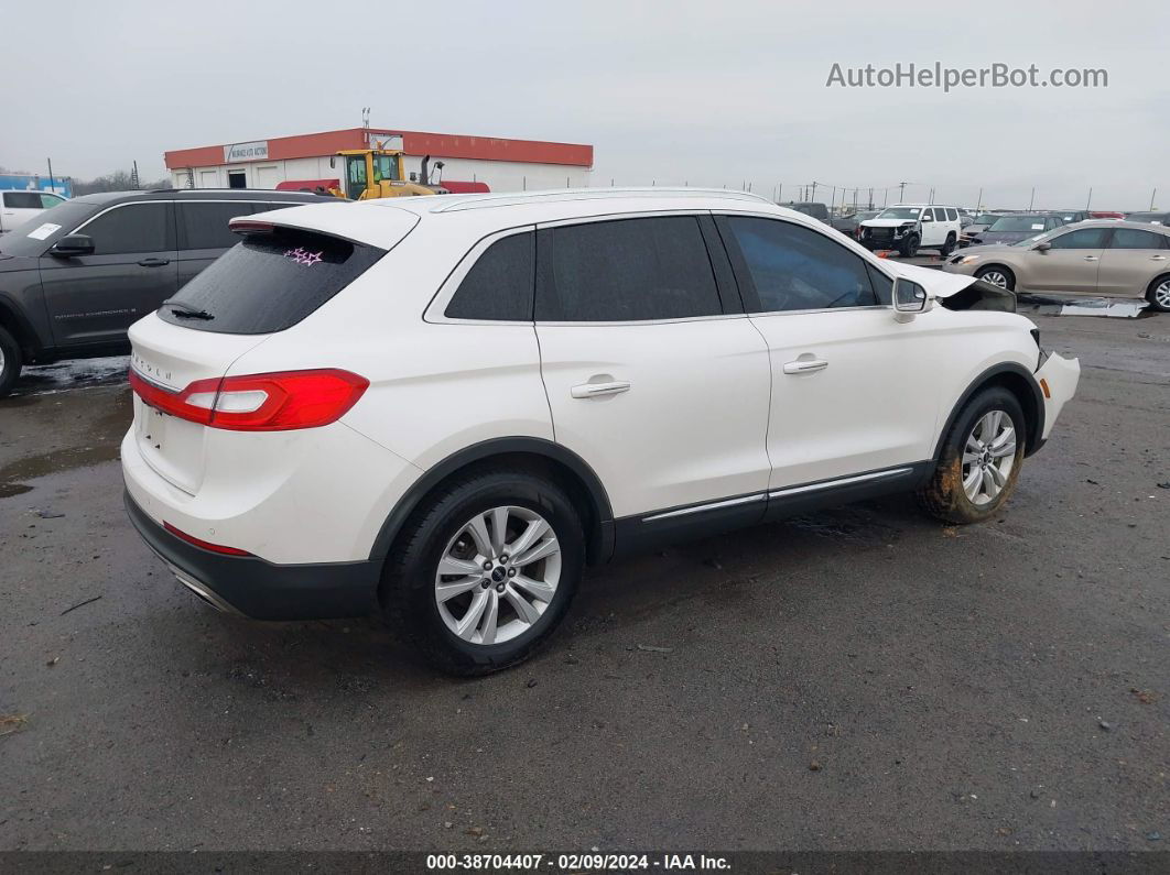 2016 Lincoln Mkx Premiere White vin: 2LMTJ6JR5GBL59119