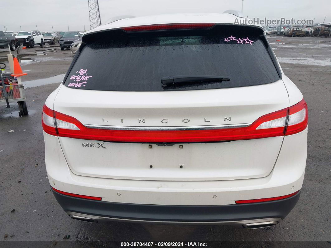 2016 Lincoln Mkx Premiere White vin: 2LMTJ6JR5GBL59119