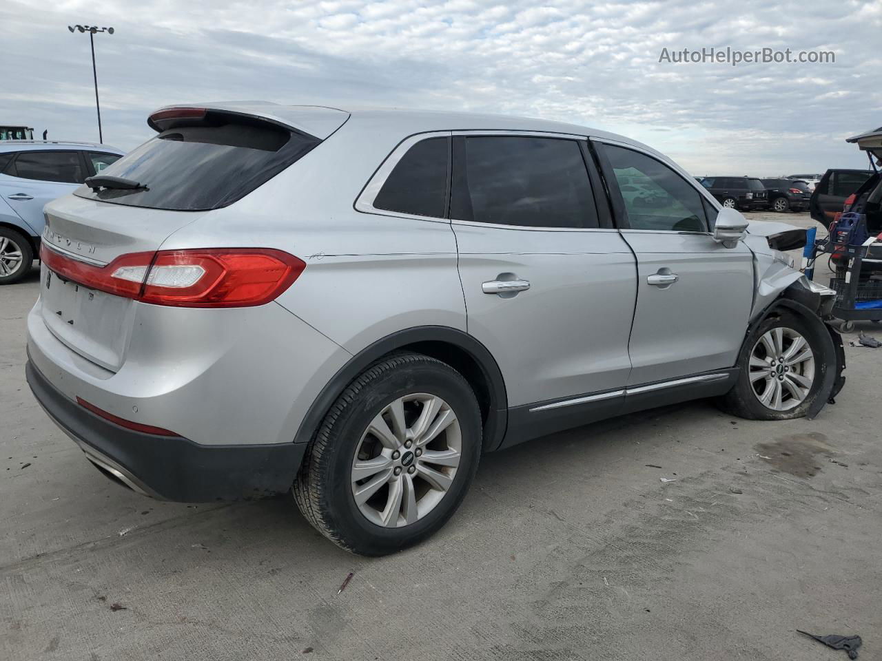 2016 Lincoln Mkx Premiere Silver vin: 2LMTJ6JR9GBL80605