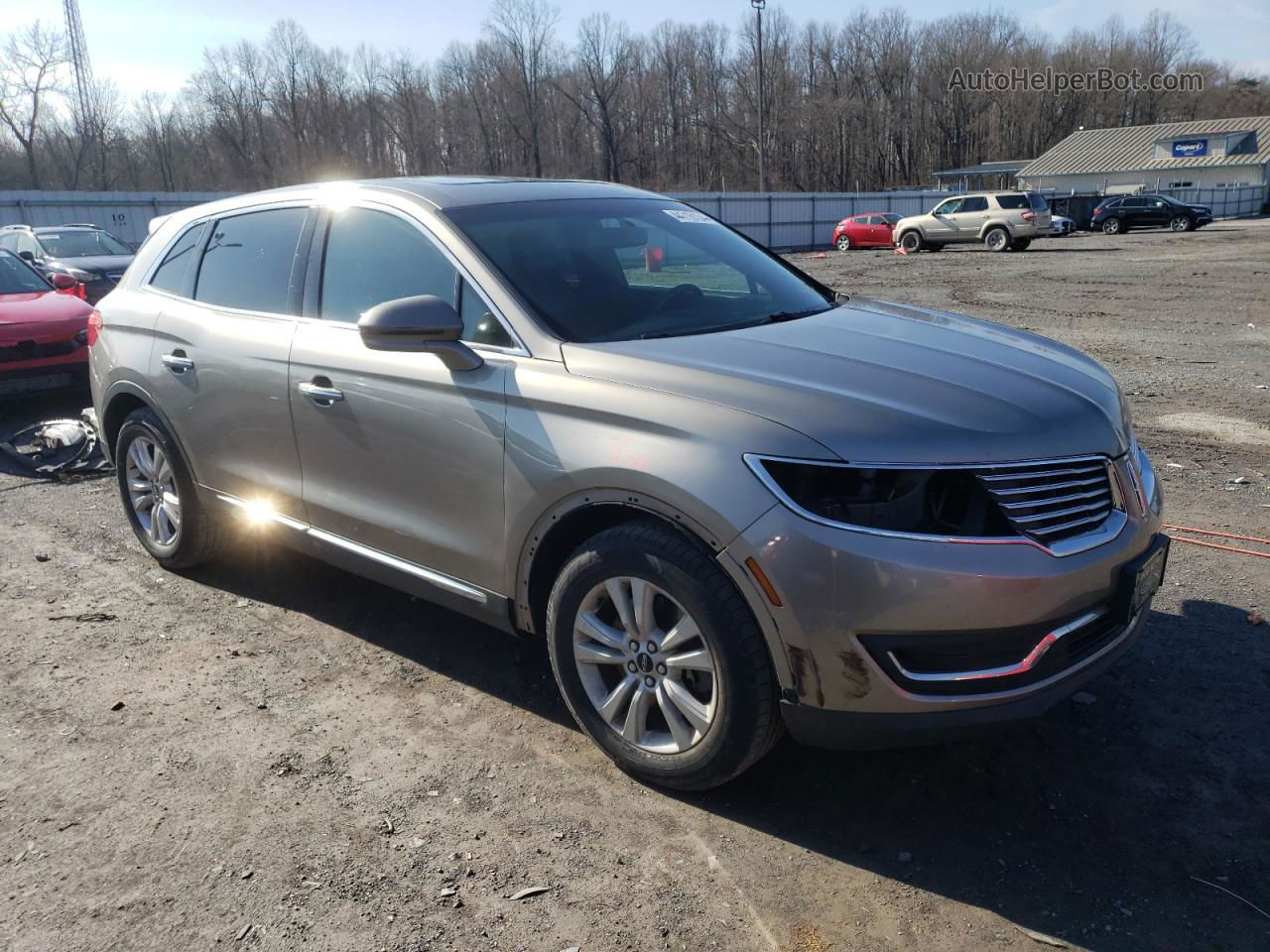 2016 Lincoln Mkx Premiere Золотой vin: 2LMTJ6JRXGBL29551