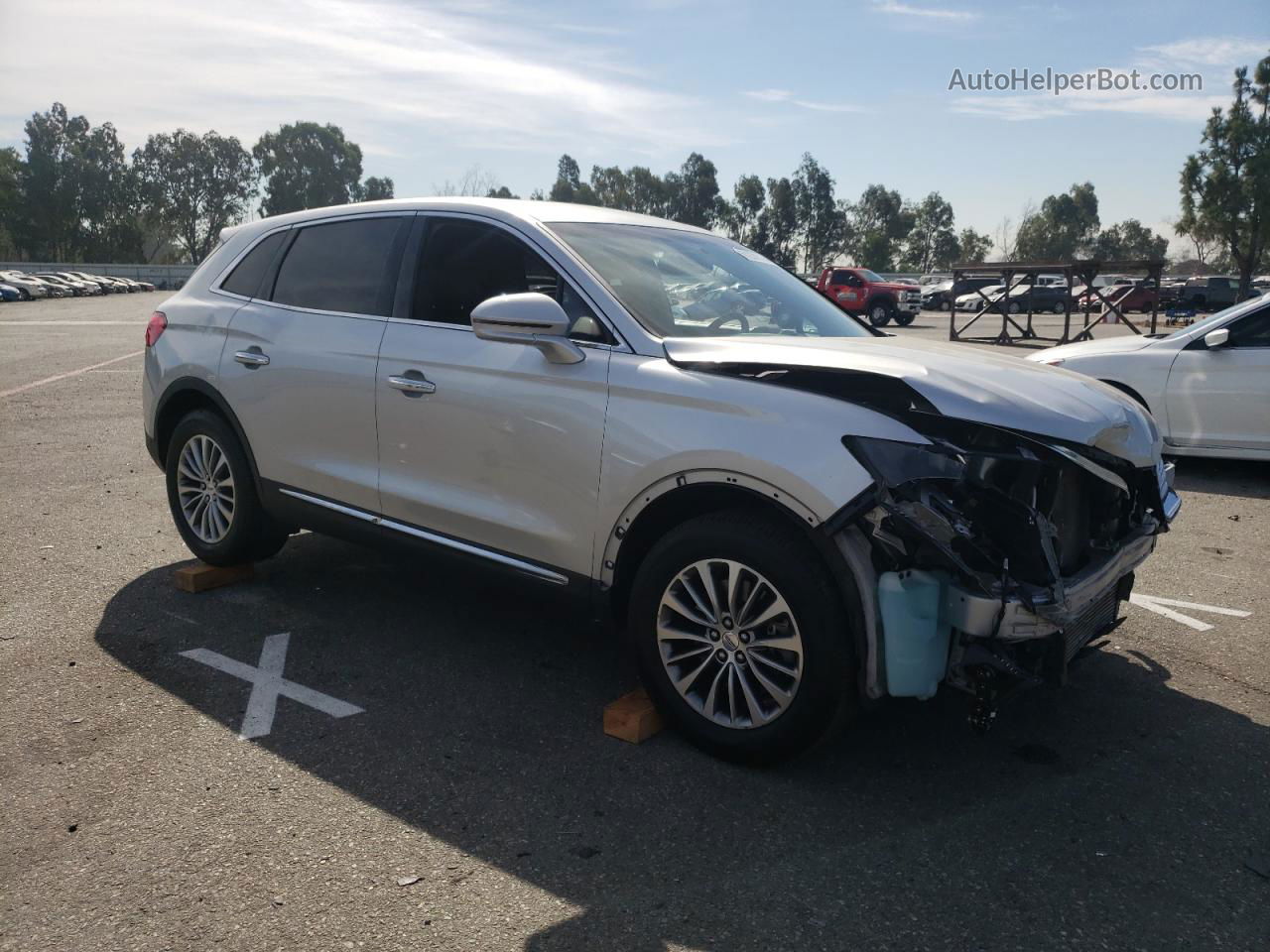 2016 Lincoln Mkx Select Silver vin: 2LMTJ6KP1GBL67344