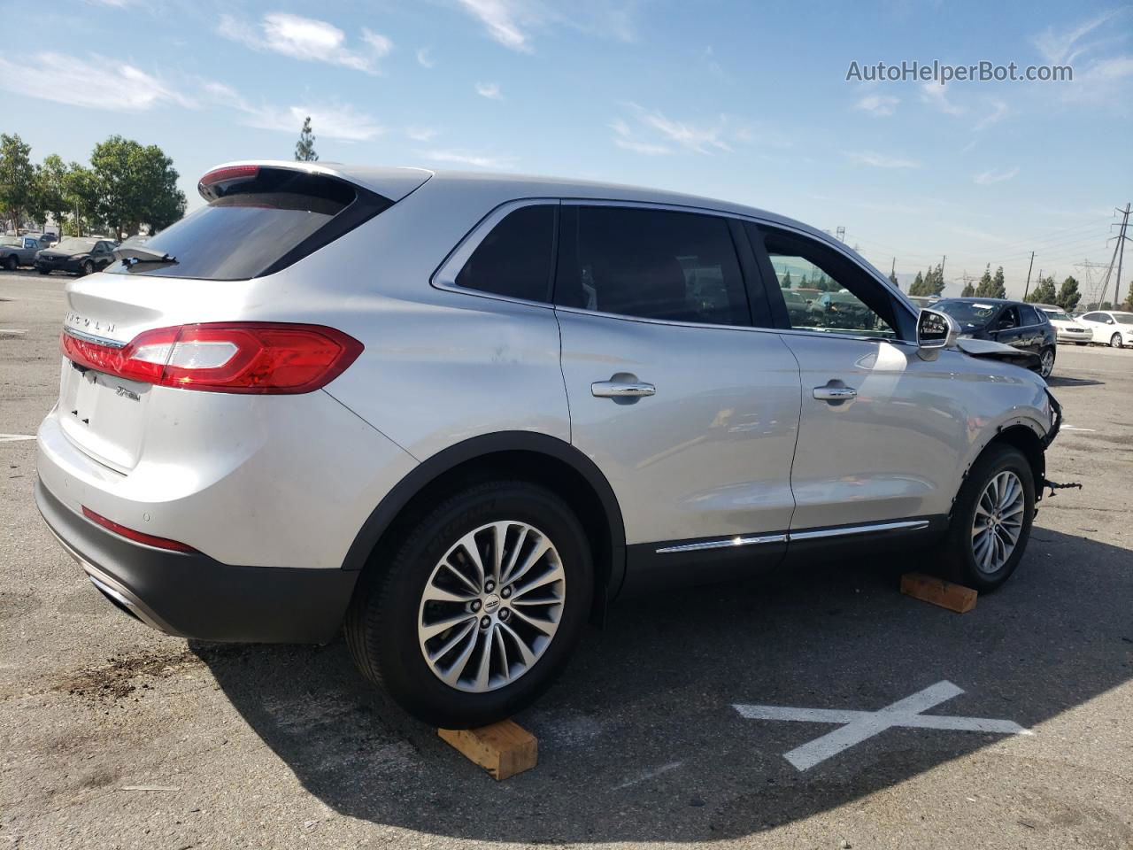 2016 Lincoln Mkx Select Silver vin: 2LMTJ6KP1GBL67344