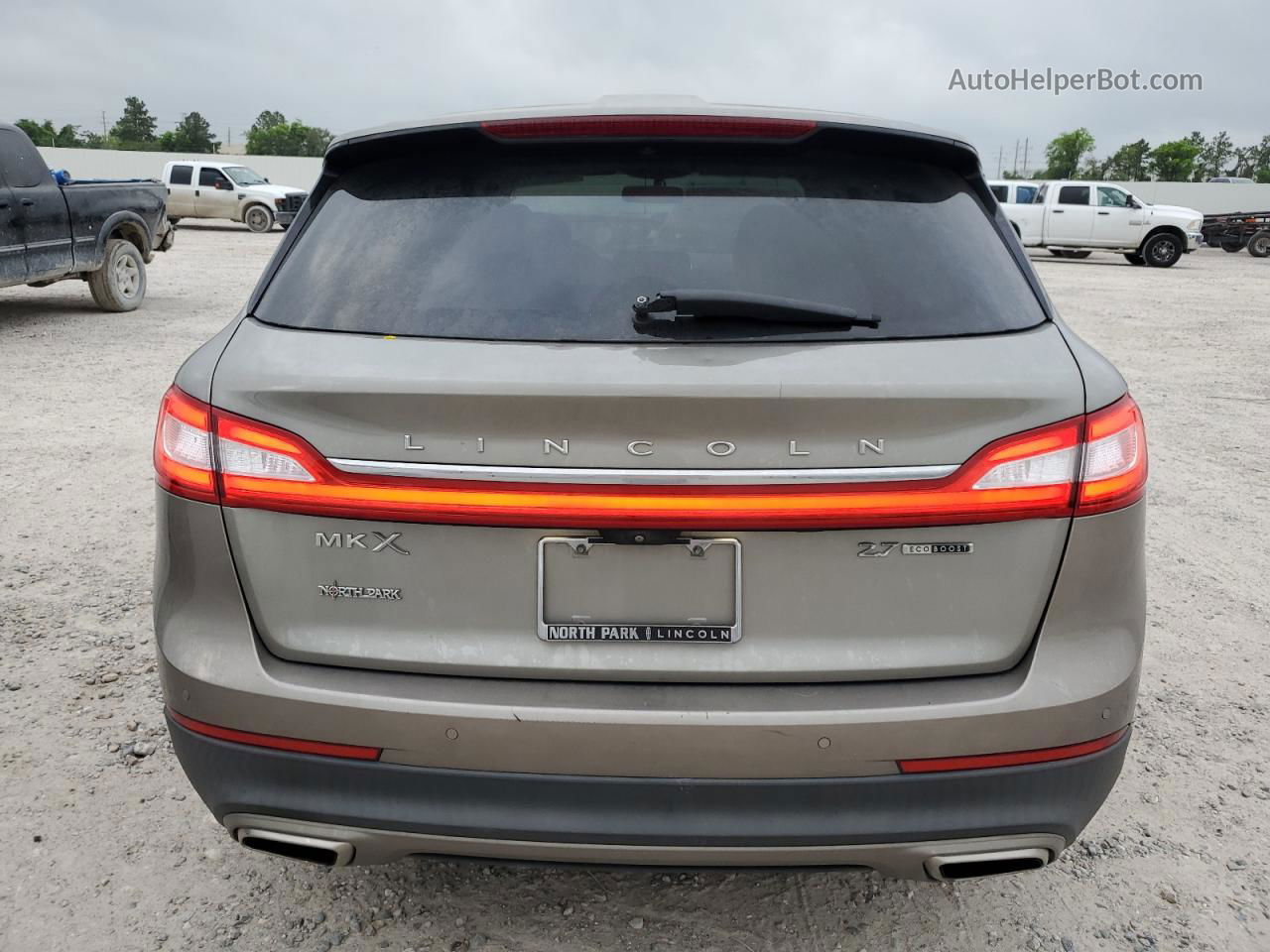 2016 Lincoln Mkx Select Gray vin: 2LMTJ6KP3GBL66406