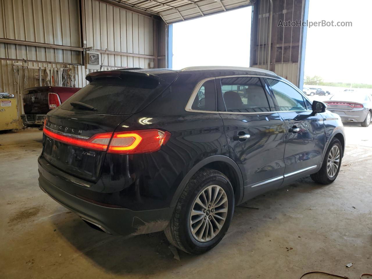 2016 Lincoln Mkx Select Черный vin: 2LMTJ6KP7GBL52637