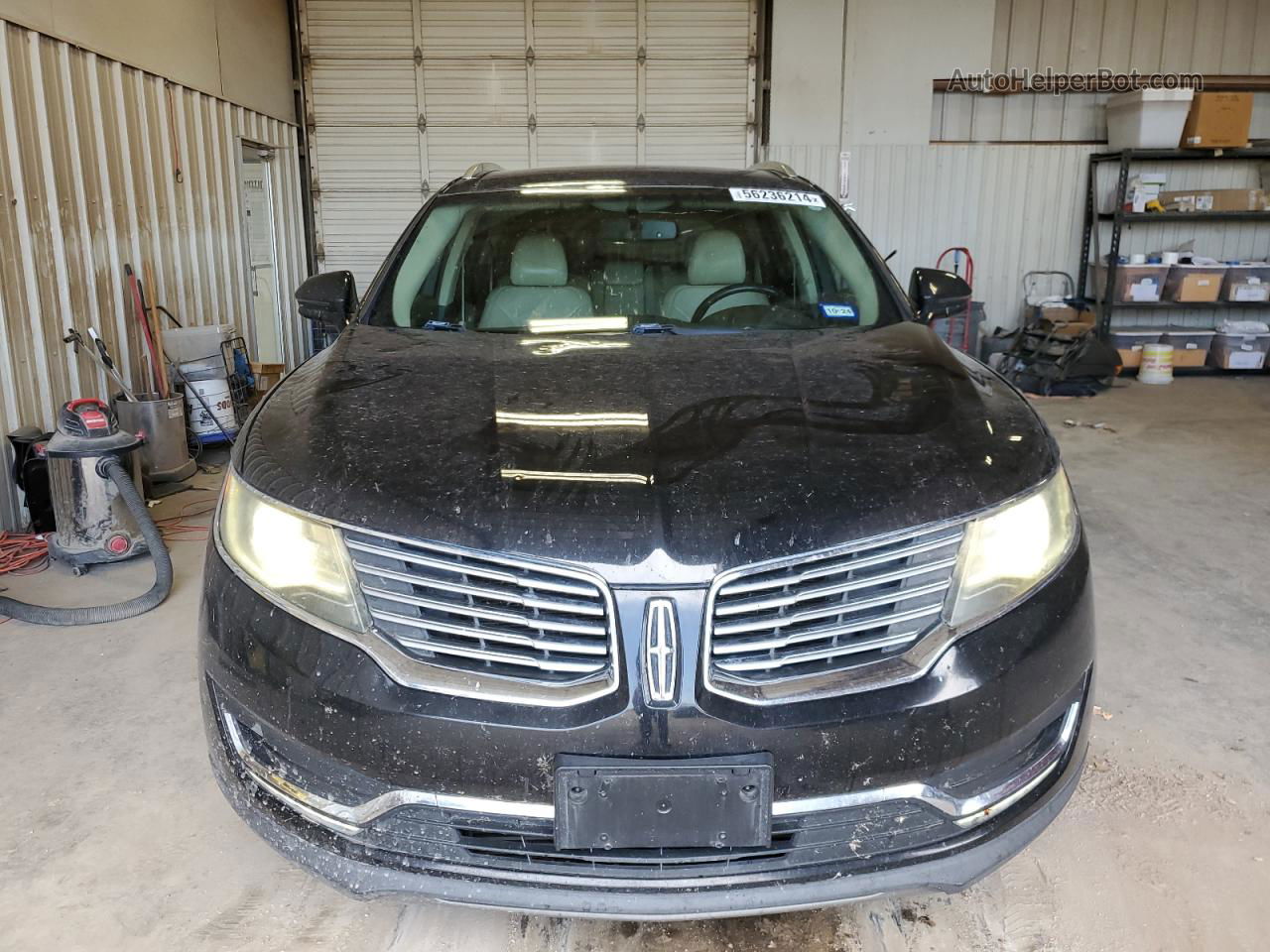 2016 Lincoln Mkx Select Черный vin: 2LMTJ6KP7GBL52637