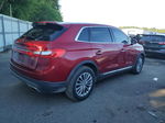 2016 Lincoln Mkx Select Maroon vin: 2LMTJ6KP9GBL29280