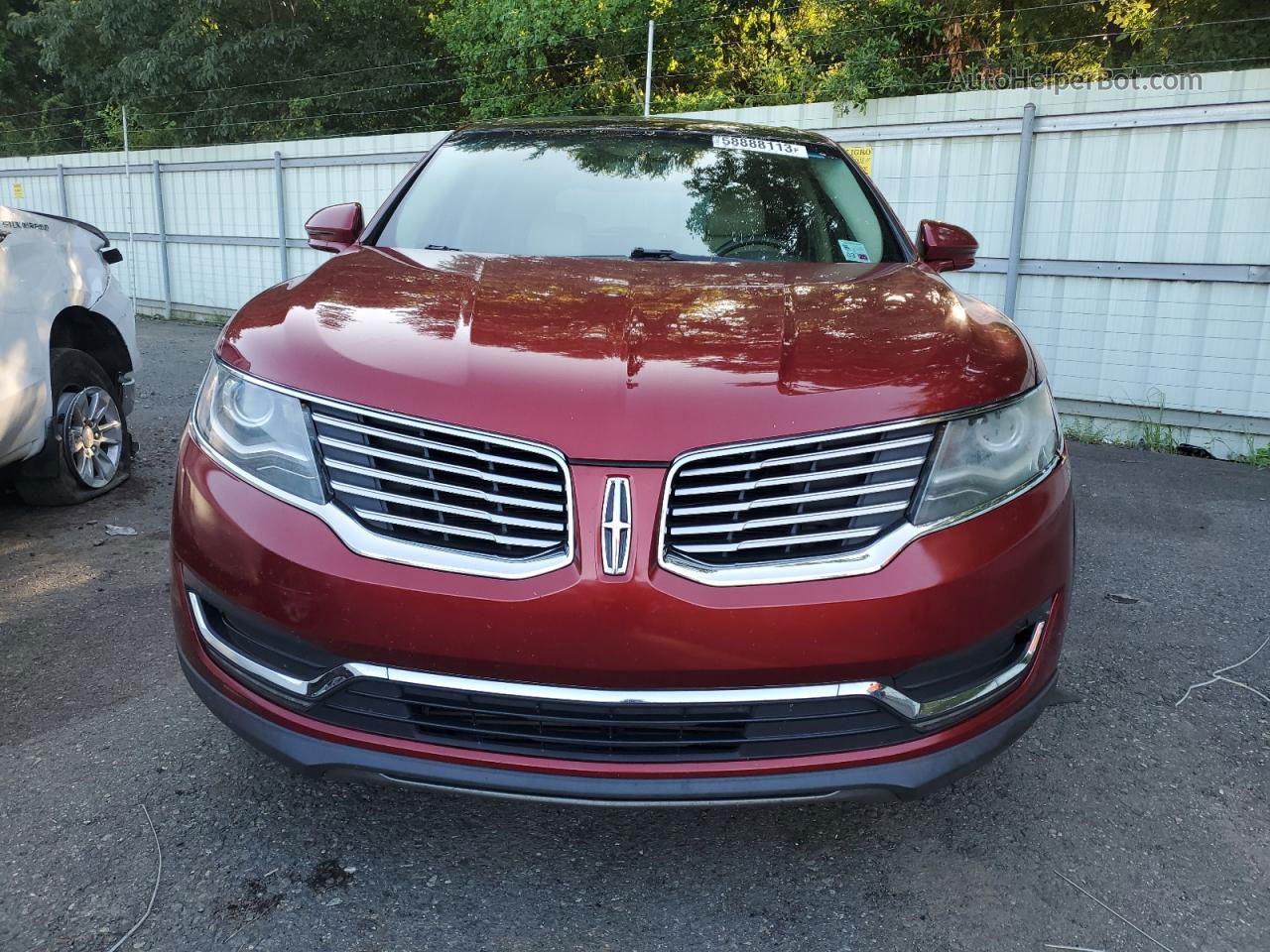 2016 Lincoln Mkx Select Maroon vin: 2LMTJ6KP9GBL29280