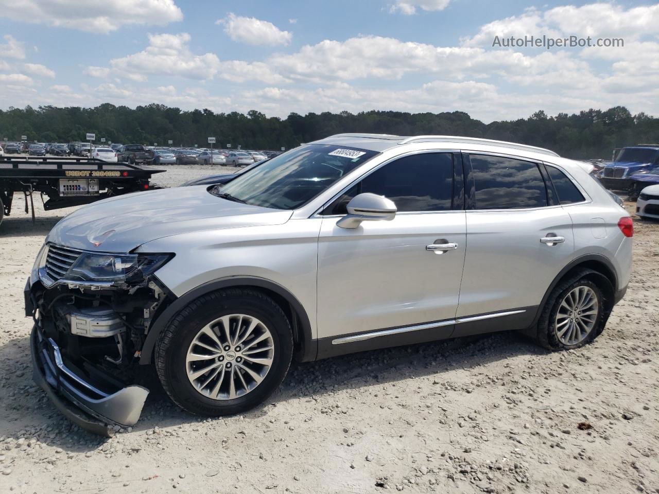 2016 Lincoln Mkx Select Silver vin: 2LMTJ6KR0GBL47524