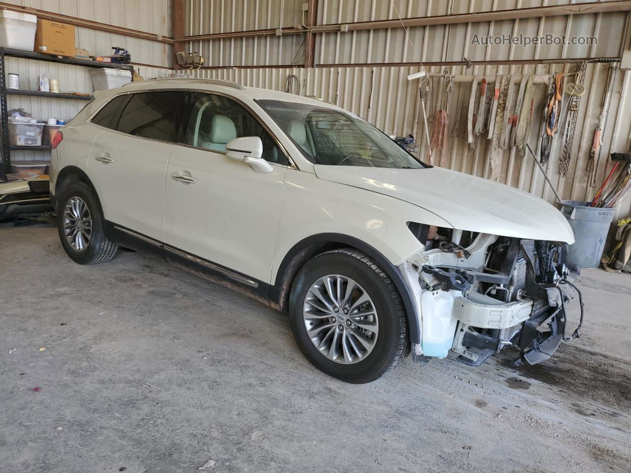 2016 Lincoln Mkx Select Бежевый vin: 2LMTJ6KR0GBL89742