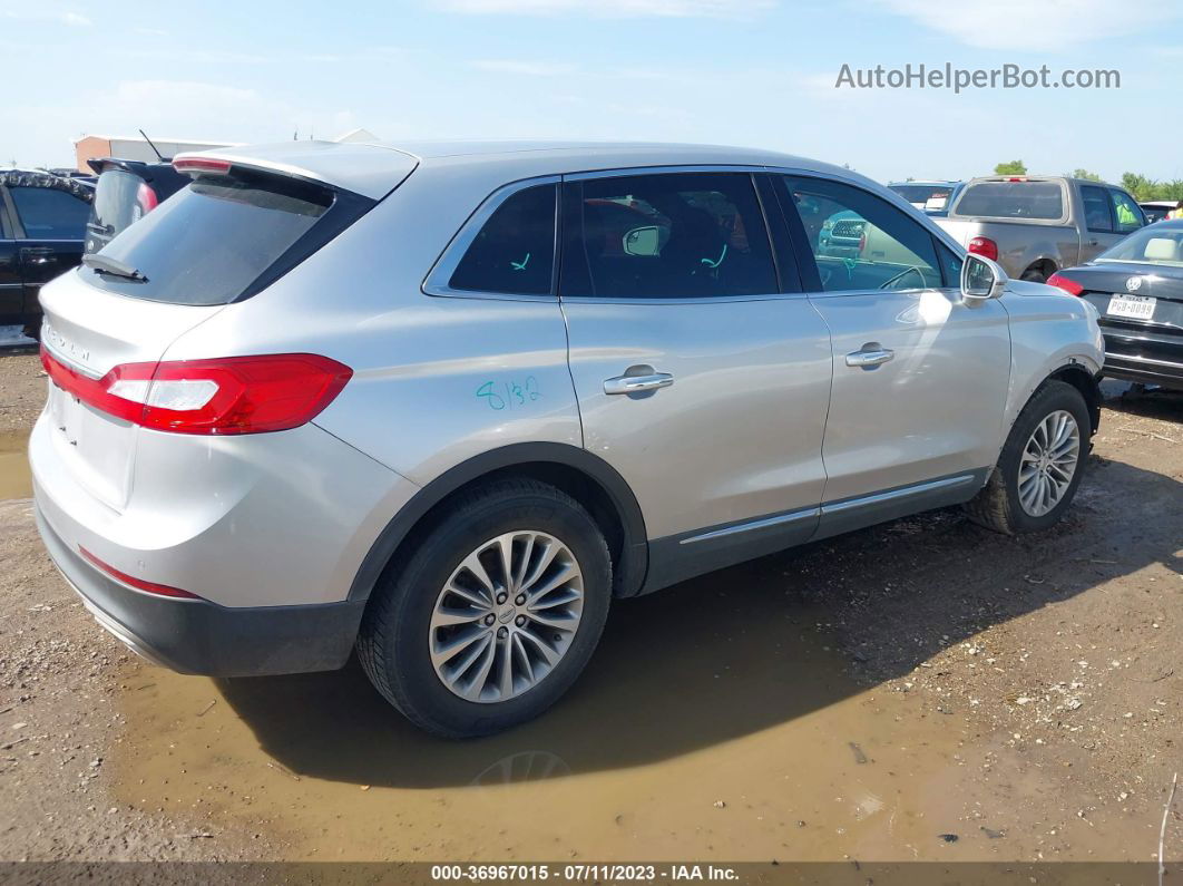 2016 Lincoln Mkx Select Silver vin: 2LMTJ6KR1GBL25595