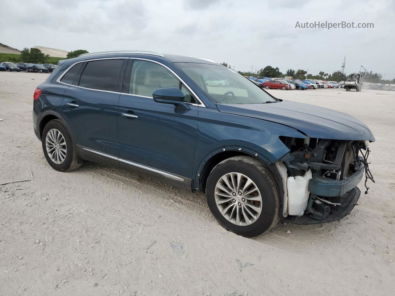 2016 Lincoln Mkx Select Blue vin: 2LMTJ6KR1GBL31848