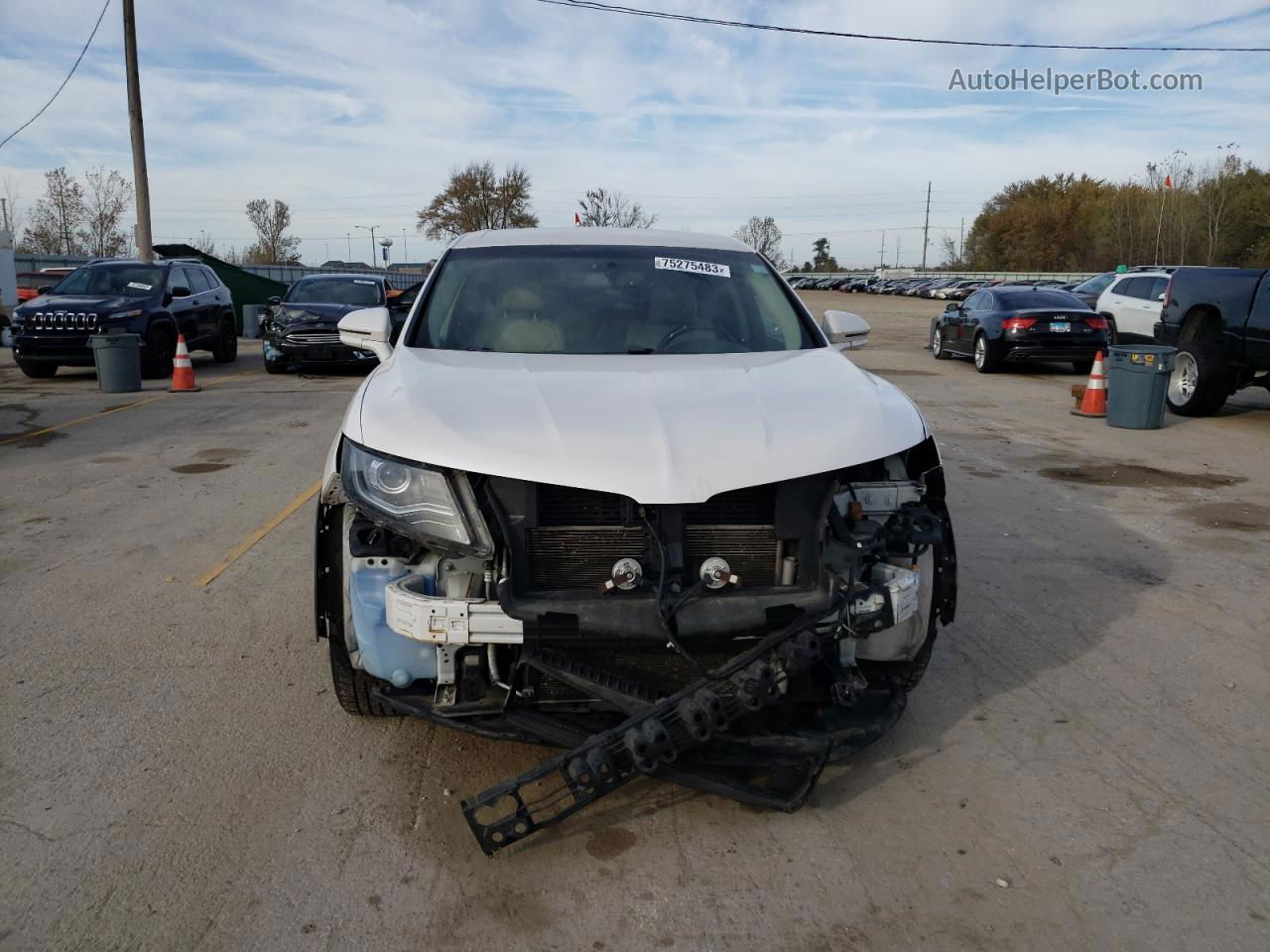 2016 Lincoln Mkx Select White vin: 2LMTJ6KR1GBL50528