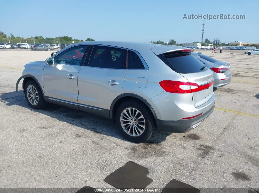 2016 Lincoln Mkx Select Silver vin: 2LMTJ6KR1GBL73890