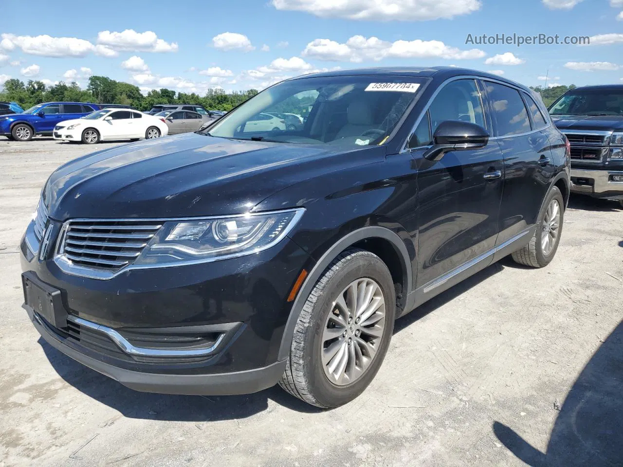 2016 Lincoln Mkx Select Black vin: 2LMTJ6KR2GBL57357