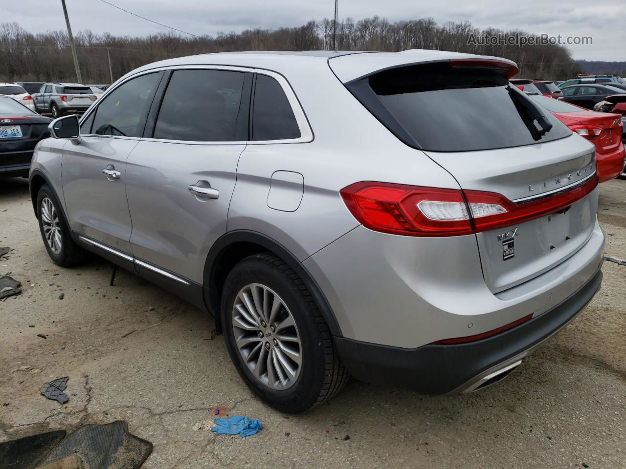 2016 Lincoln Mkx Select Silver vin: 2LMTJ6KR3GBL61241