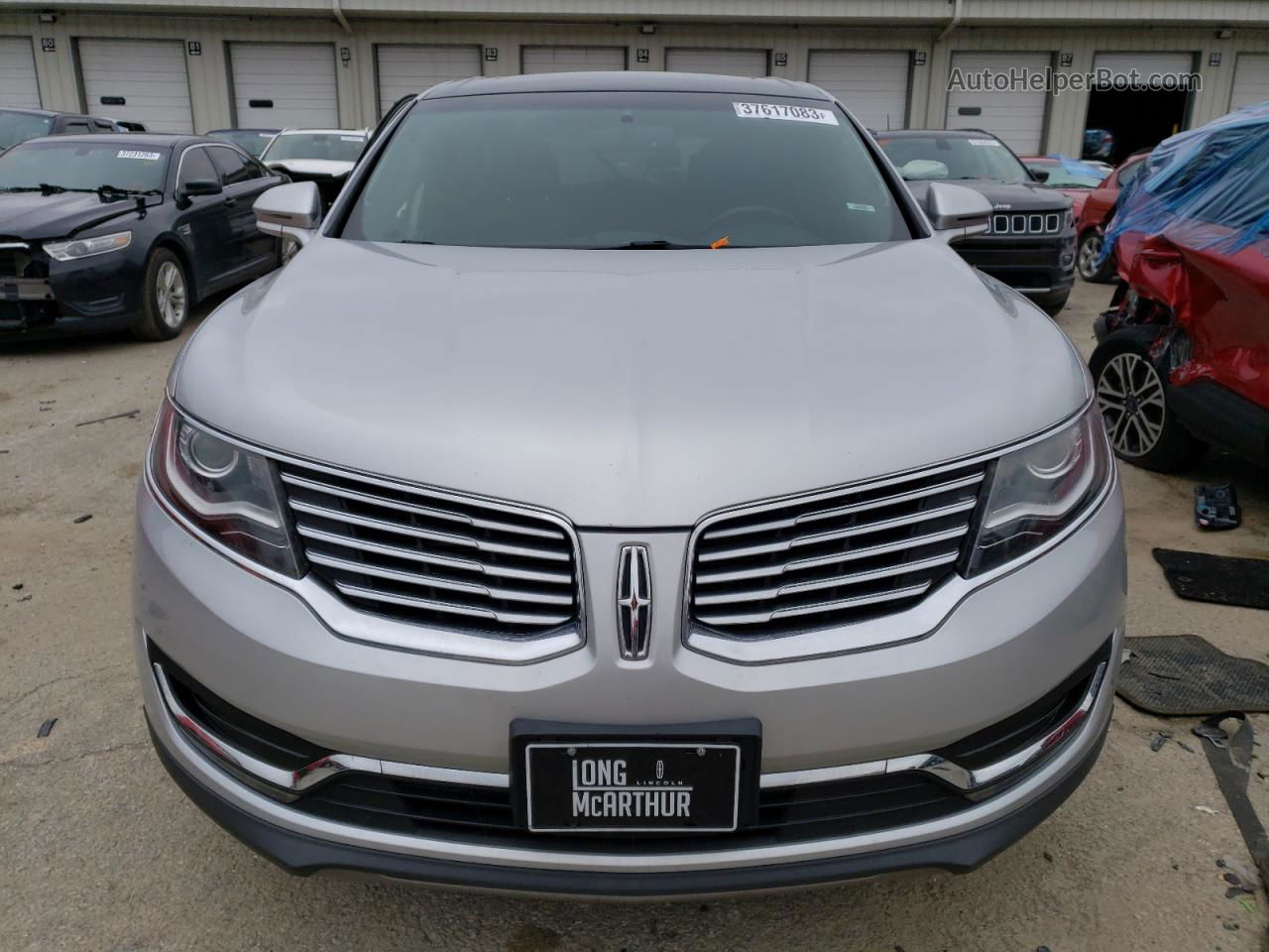 2016 Lincoln Mkx Select Silver vin: 2LMTJ6KR3GBL61241