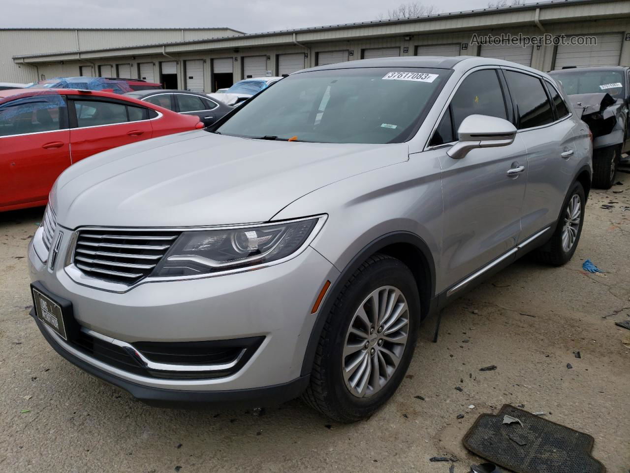 2016 Lincoln Mkx Select Серебряный vin: 2LMTJ6KR3GBL61241