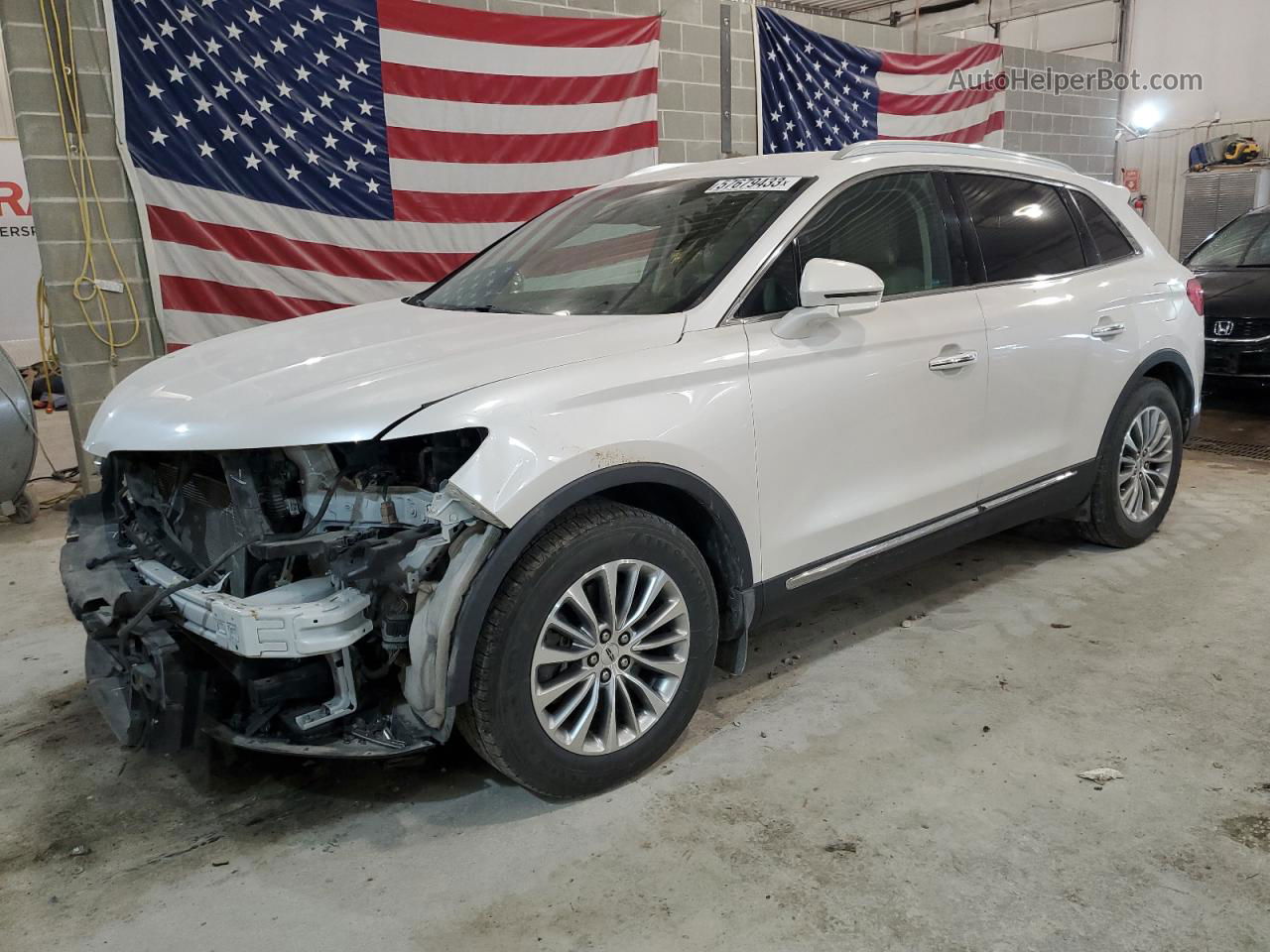 2016 Lincoln Mkx Select White vin: 2LMTJ6KR4GBL32363