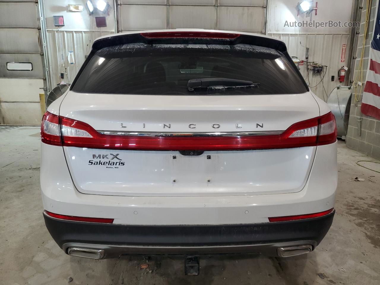 2016 Lincoln Mkx Select White vin: 2LMTJ6KR4GBL32363