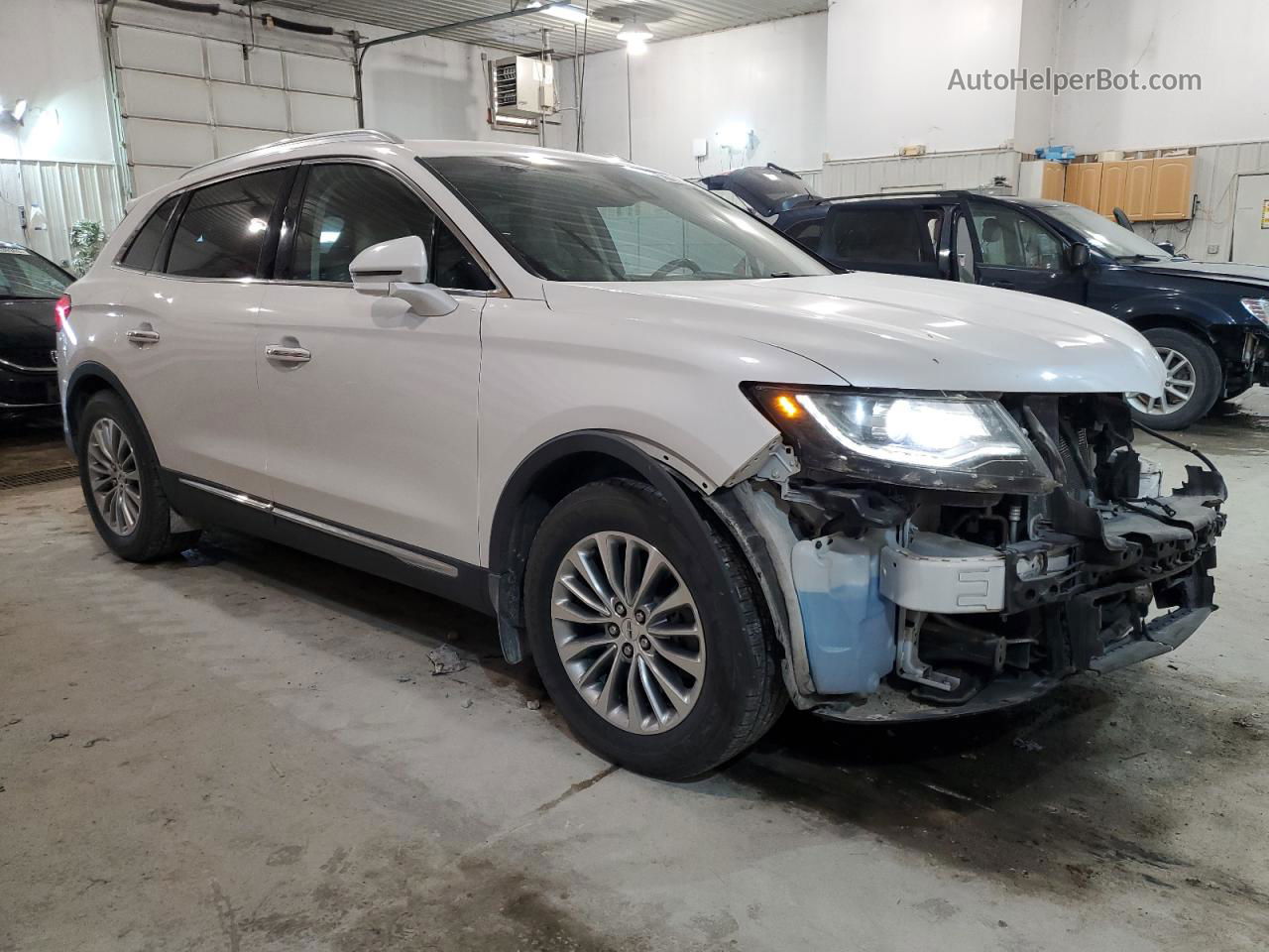 2016 Lincoln Mkx Select White vin: 2LMTJ6KR4GBL32363