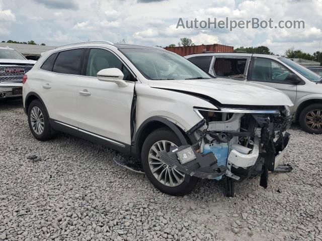 2016 Lincoln Mkx Select White vin: 2LMTJ6KR4GBL87749