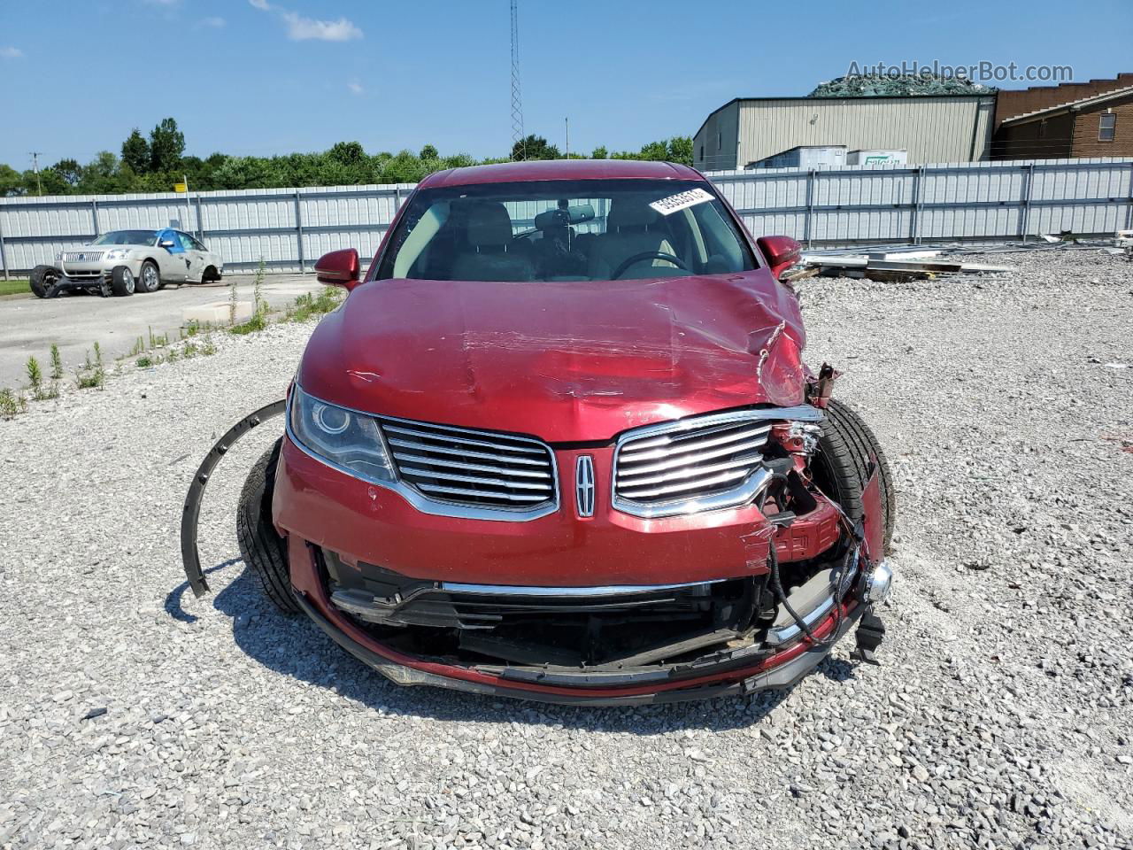 2016 Lincoln Mkx Select Red vin: 2LMTJ6KR5GBL20528