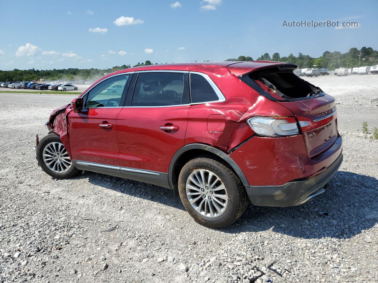 2016 Lincoln Mkx Select Red vin: 2LMTJ6KR5GBL20528