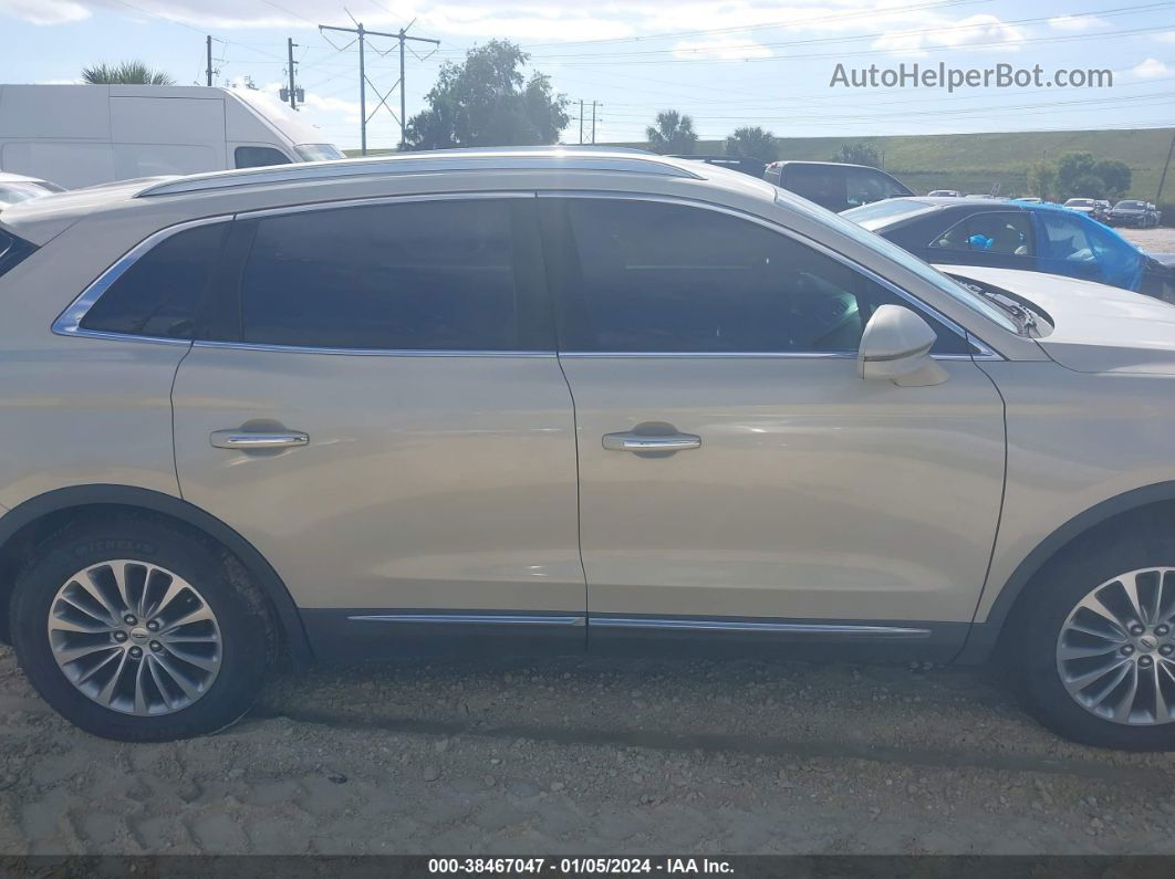 2016 Lincoln Mkx Select Кремовый vin: 2LMTJ6KR5GBL23008