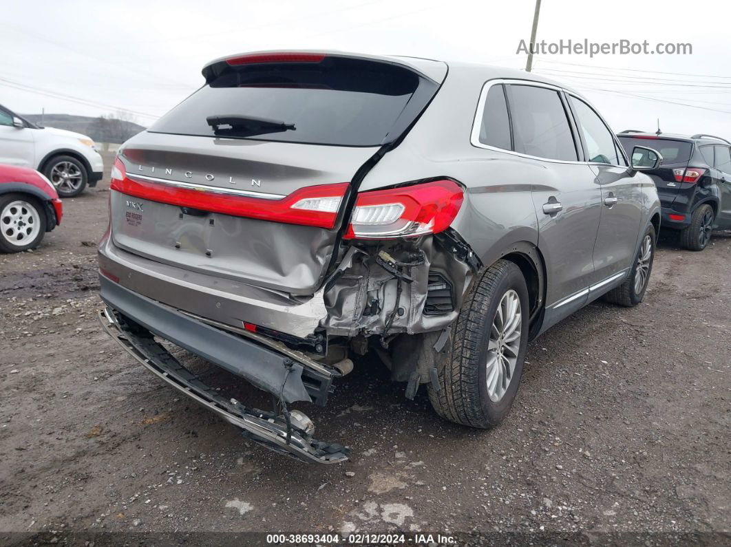 2016 Lincoln Mkx Select Gray vin: 2LMTJ6KR5GBL39984