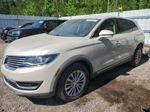 2016 Lincoln Mkx Select Бежевый vin: 2LMTJ6KR5GBL78994