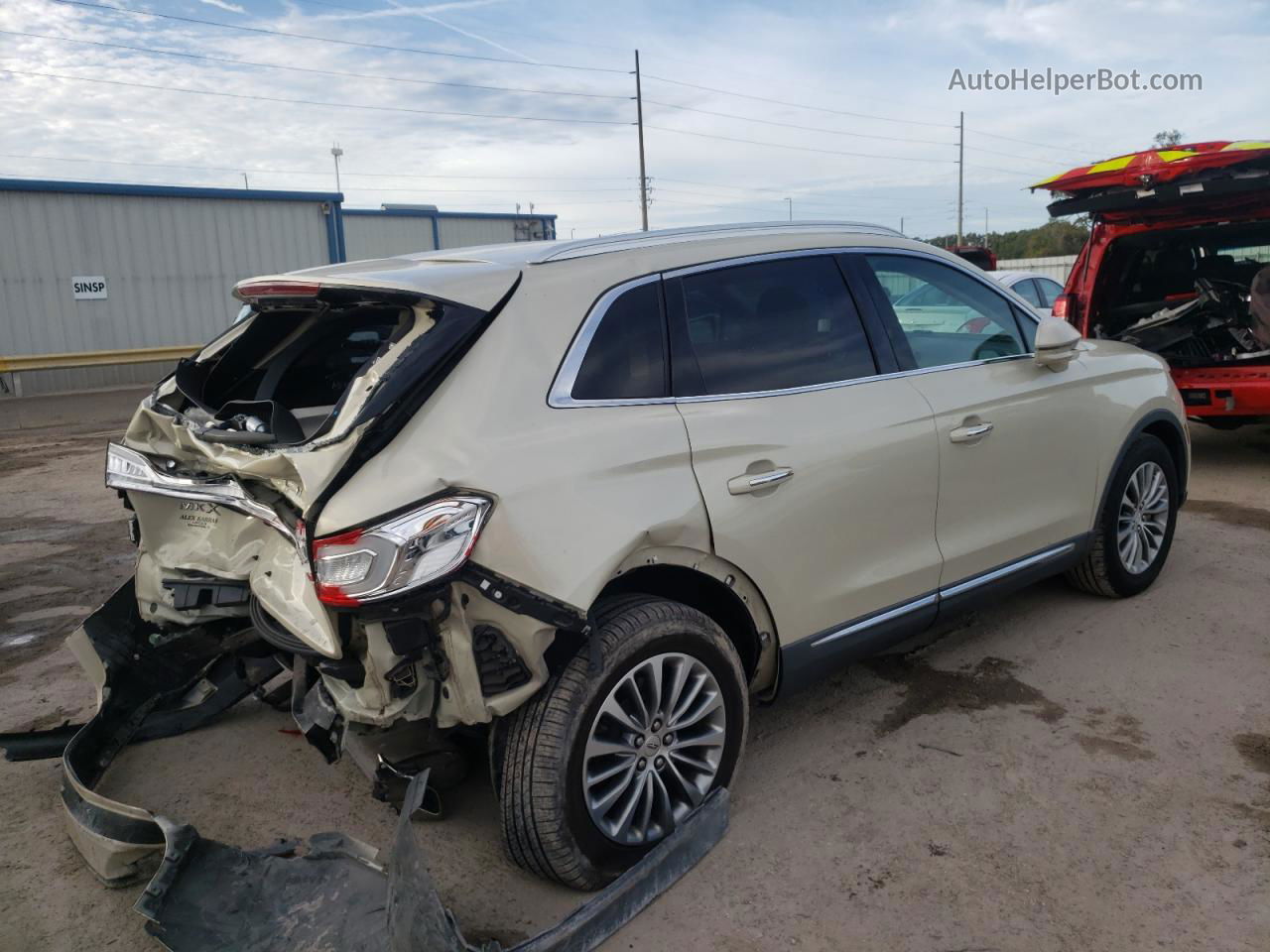 2016 Lincoln Mkx Select Cream vin: 2LMTJ6KR6GBL72654